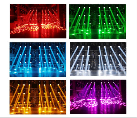 300W 8+16 Prism Frost Effect  LED Moving Head Rainbow Wheel Stage Light