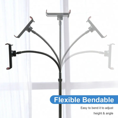 Tablet Holder Floor Tripod Stand for 4.7-10 Inch Device