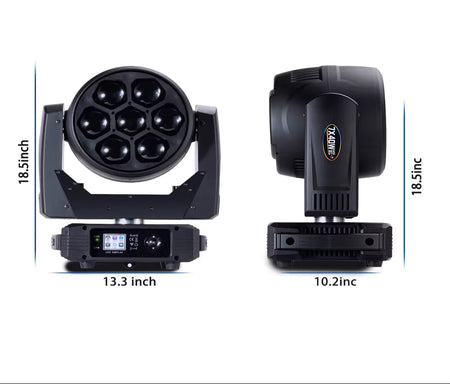 High Power LED Wash 7X40W RGBW Zoom Moving Head Light DMX Control Stage Bar Concert