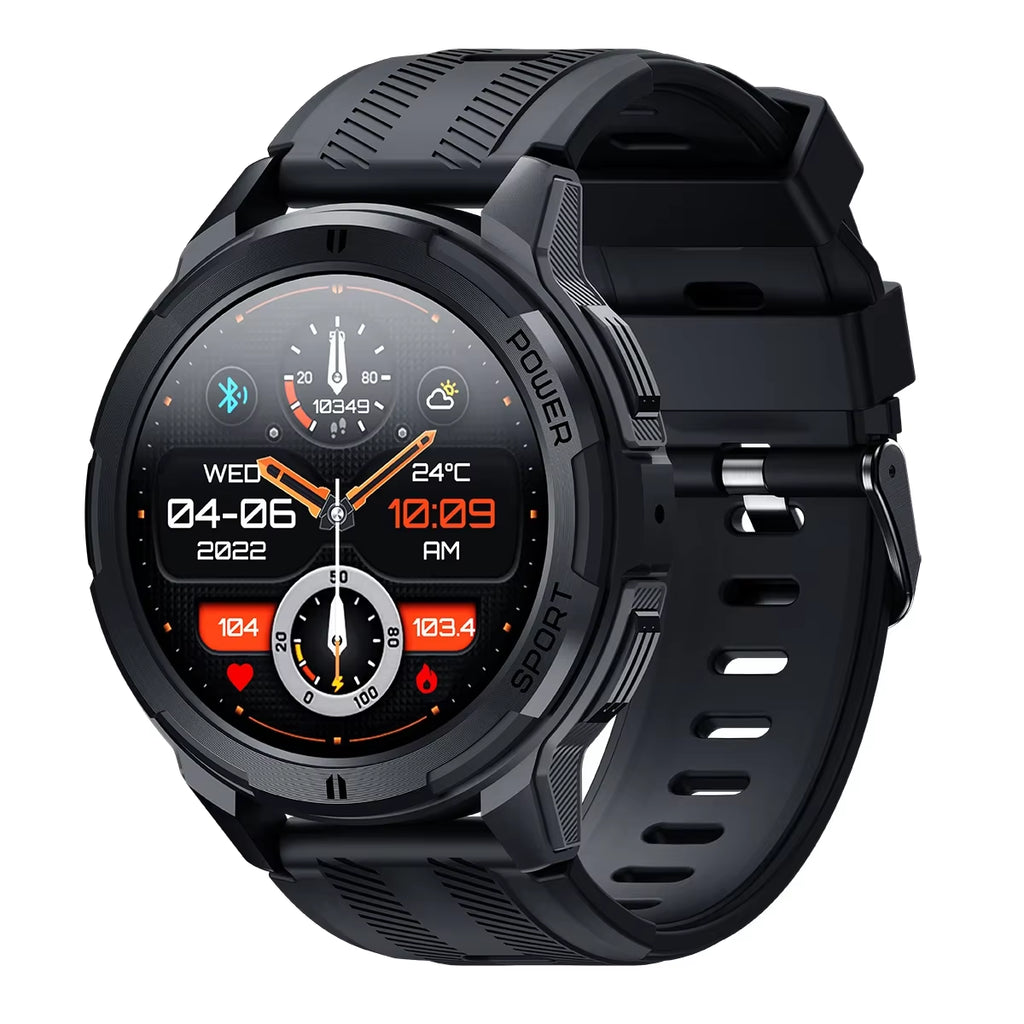 1.43" AMOLED Smart Watch for Men & Women - Bluetooth Calling, Heart Rate Monitor, Fitness Tracker, 1ATM Waterproof