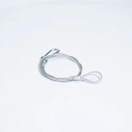 10Pcs High Quality Silver Safety Steel Lock Cable