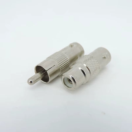 BNC to RCA Adapter Set - Male/Female Connectors for CCTV, Audio, Video (4 Types)