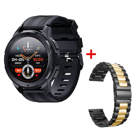 1.43" AMOLED Smart Watch for Men & Women - Bluetooth Calling, Heart Rate Monitor, Fitness Tracker, 1ATM Waterproof