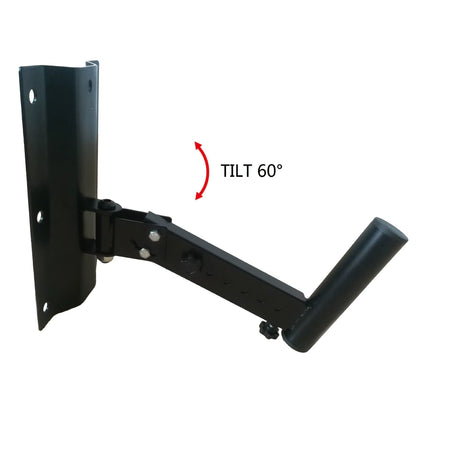 2 Pieces Adjustable Metal Speaker Wall Mounts Brackets 