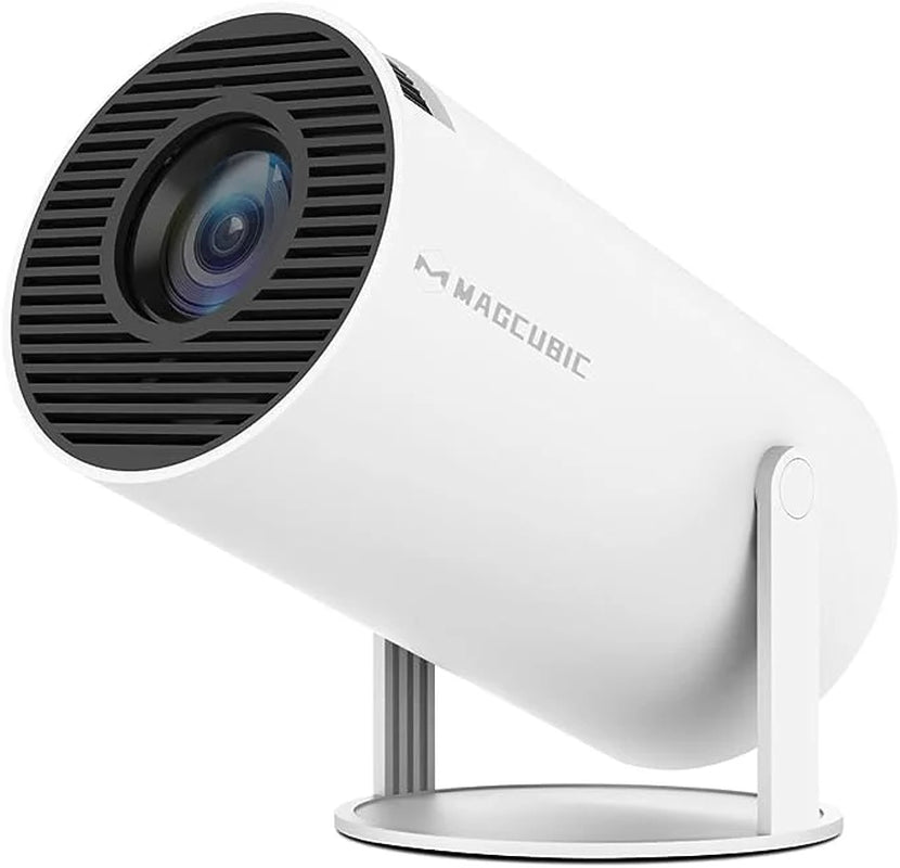 4K Mini Projector (1080P Native) - WiFi 6, BT 5.0, Android 11, Auto Horizontal Correction, 180° Rotatable
