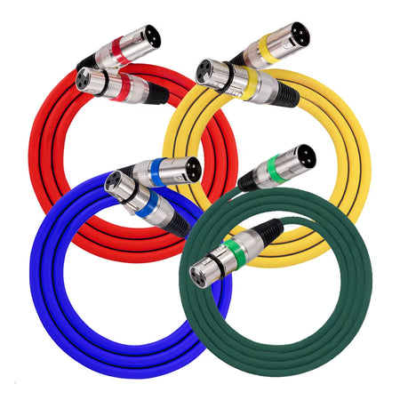 3Pin XLR Audio Cable Shielded Anti-Interference Male to Female (0.5m-20m)
