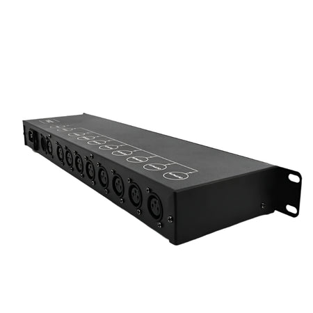 DMX512 Splitter Light Signal Amplifier 8 Output Ports for Stage Signal Splitting