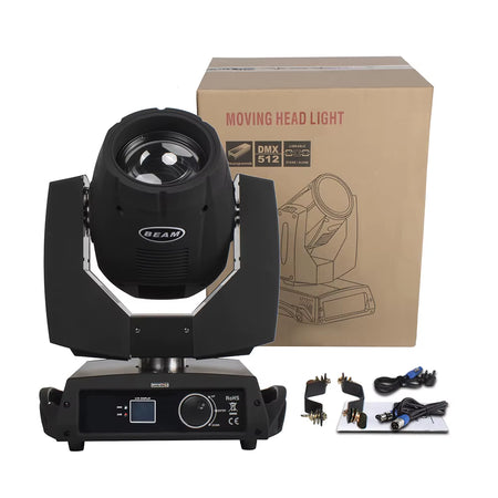 2Pcs 7R 230W Beam Moving Head Light with Flight Case Option DMX512 for Professional Stage Light