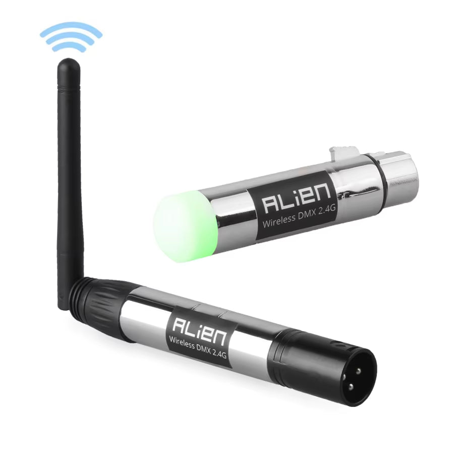 DMX Wireless DMX Transceivers, Wireless Transmitter Receiver for Stage Par light, Moving Head, Laser Lighting