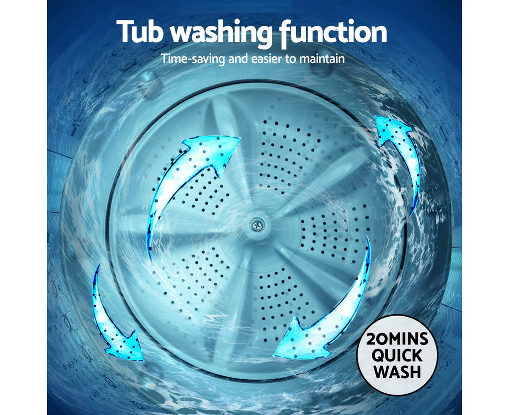 6Kg Top Load Washing Machine White