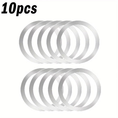 10PCS for Magsafe Magnetic Plate Ring  Stickers Support Wireless Charger Metal Plate Sheet for Iphone Samsung Xiaomi