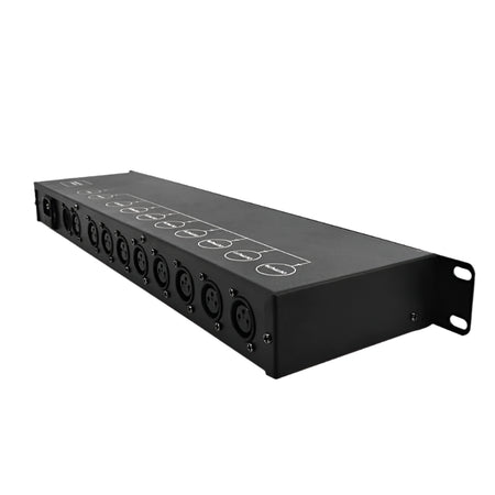 DMX512 Splitter Light Signal Amplifier 8 Output Ports for Stage Signal Splitting