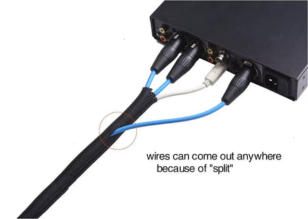 Cord Protector Cable Split Sleeve Sleeving 