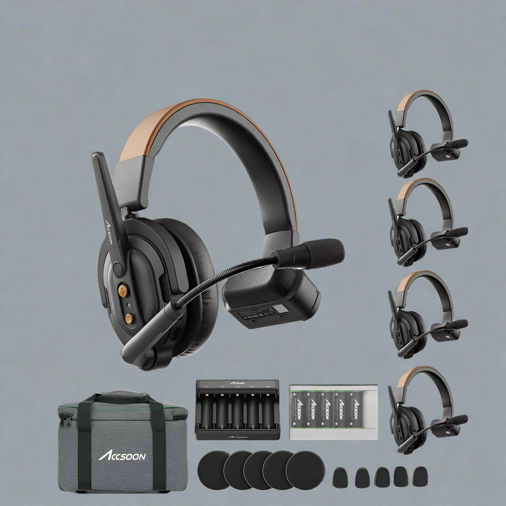 Accsoon Como SE MIC03 1V4 Full-Duplex Wireless Intercom Headset System