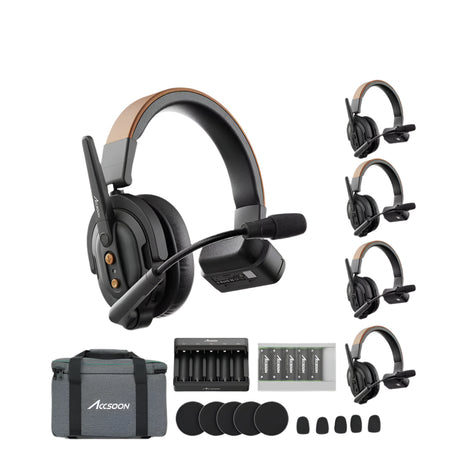 Accsoon Como SE MIC03 1V4 Full-Duplex Wireless Intercom Headset System