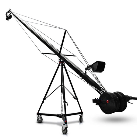 Upgraded 6M Jib Crane, Stable 20KG Capacity Aluminum Alloy Camera Camera  Mount for SLR & Video, Shooting Boom Crane Stabilizer