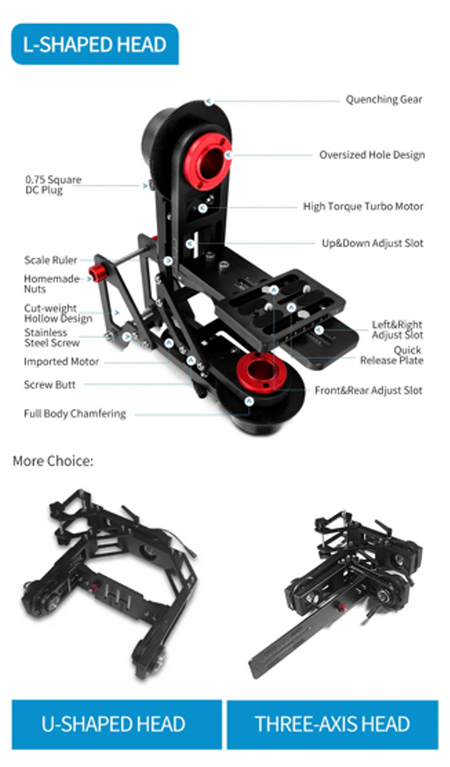 3-6M Aluminum Alloy Camera Jib Crane Quick Mount for SLR & Video, Shooting Boom Crane Stabilizer