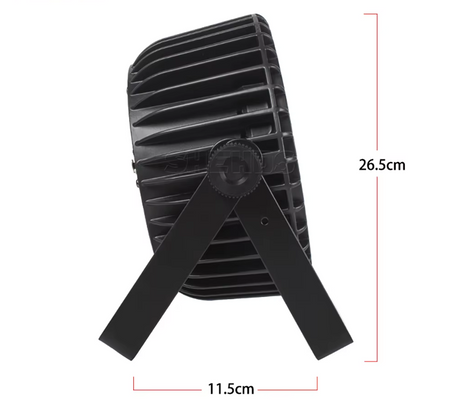 18x18W Aluminum Flat Par Powerful 6-in-1 LEDs DMX512 for Wash Stage Lighting