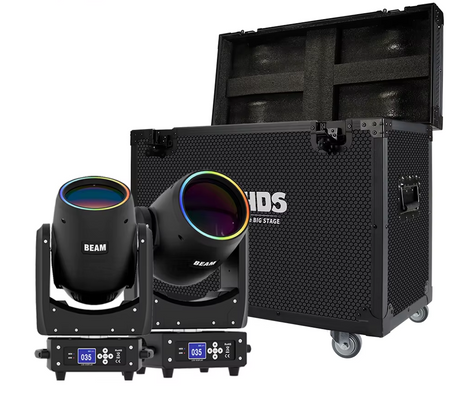2PCS 300W LED DMX Beam Moving Head Lights 