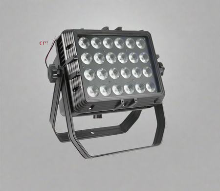 2-8Pcs 24x18W RGBWA UV 6-in-1 Outdoor Waterproof LED Square Par Lights 