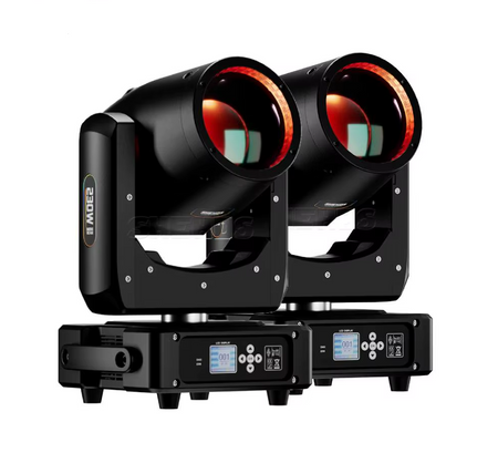 New Arrival  2PCS MINI 230W 7R Beam Bulb Moving Head Lighting for stage and events