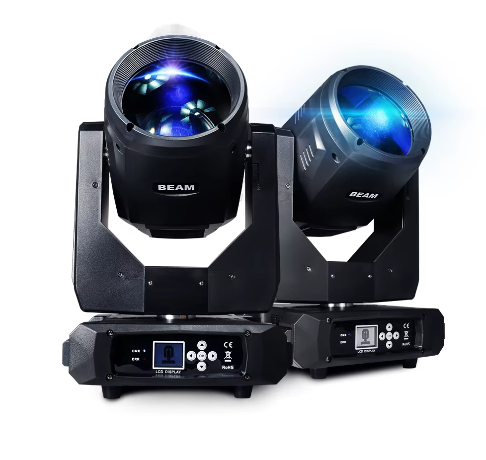 350W 17R Beam Moving Head Lighting Frost 8+16+24 Prisms Rainbow stage light
