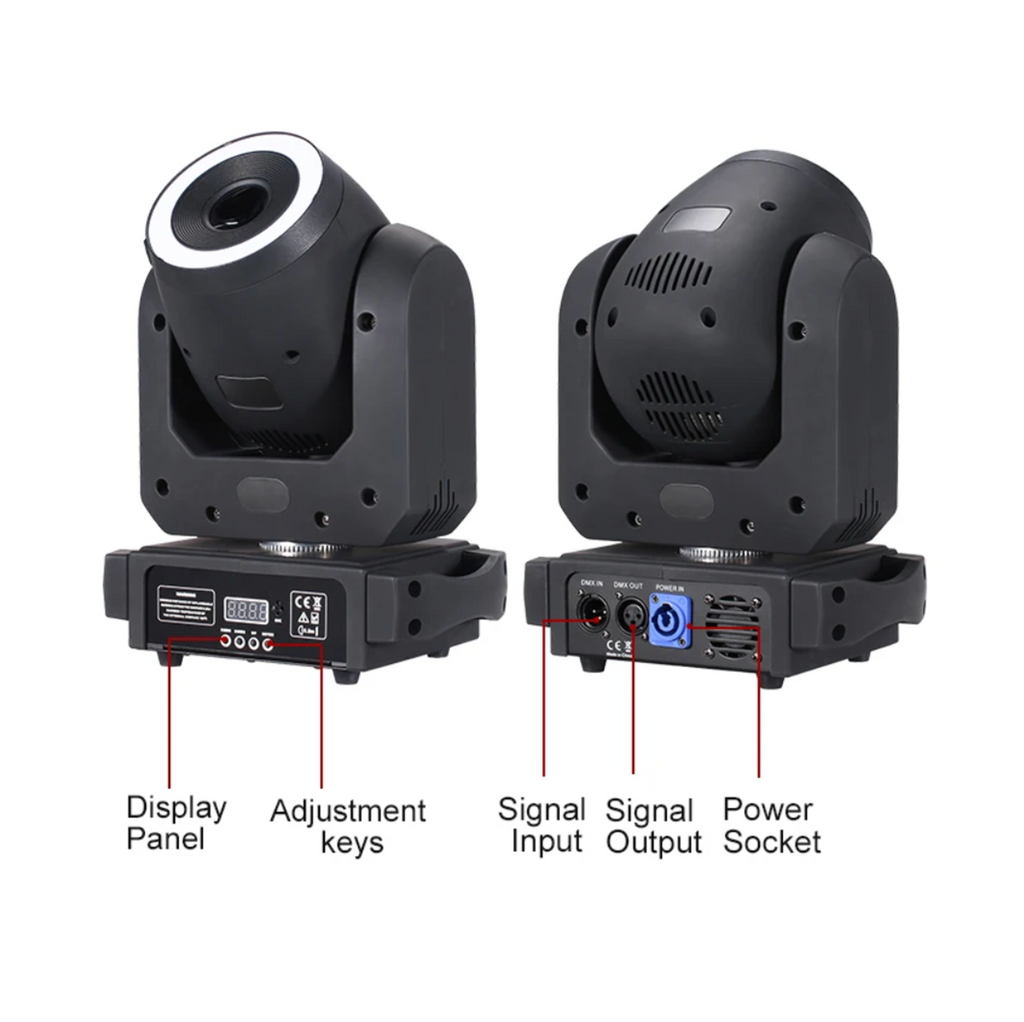 100W LED Prisms Spot Beam Moving Head Light with Aperture 