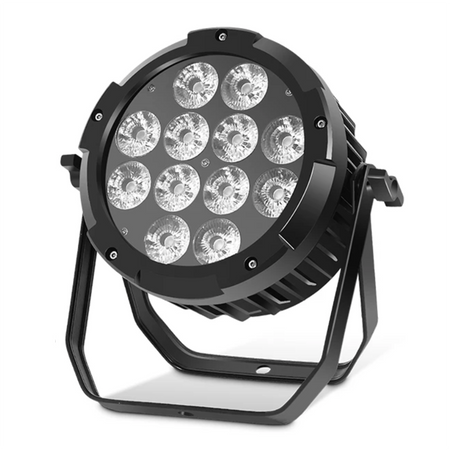 4Pcs DMX Waterproof IP65 12X18W RGBWA+UV Wireless Remote Control LED Stage Light