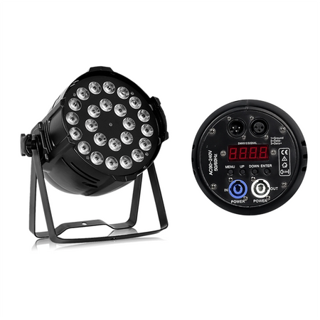24X18W Dmx 512 Wash Stage Led Par Strobe Light RGBWA+UV 
