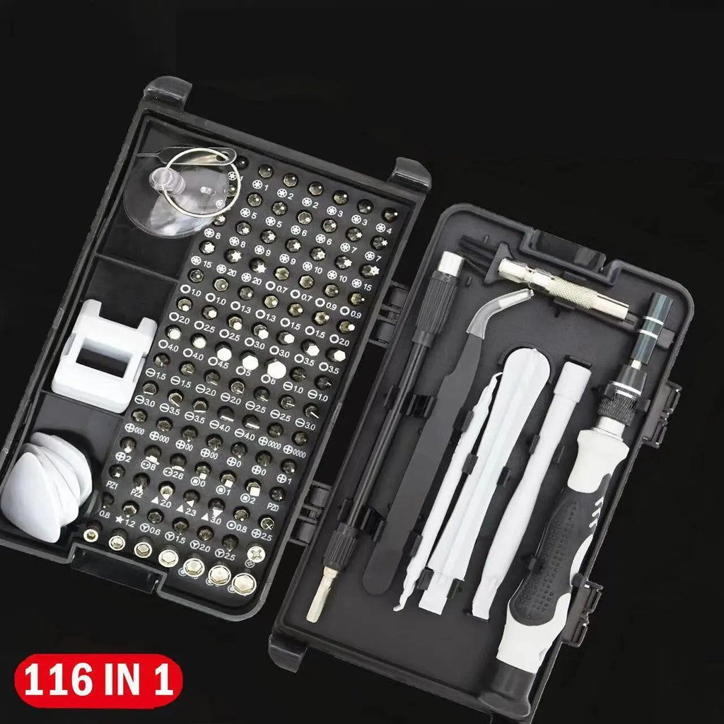 116 in 1 Precision Screwdriver Set Magnetic Screw Driver Bit Professional Repair Tool Kit