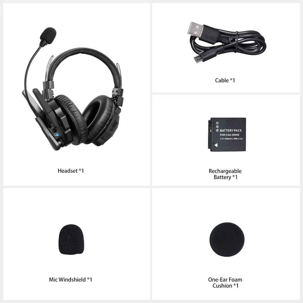 SYNCO Xtalk XMAX X1 X2 X3 X5 X9 X13 Full-Duplex Wireless Headset Intercom System 
