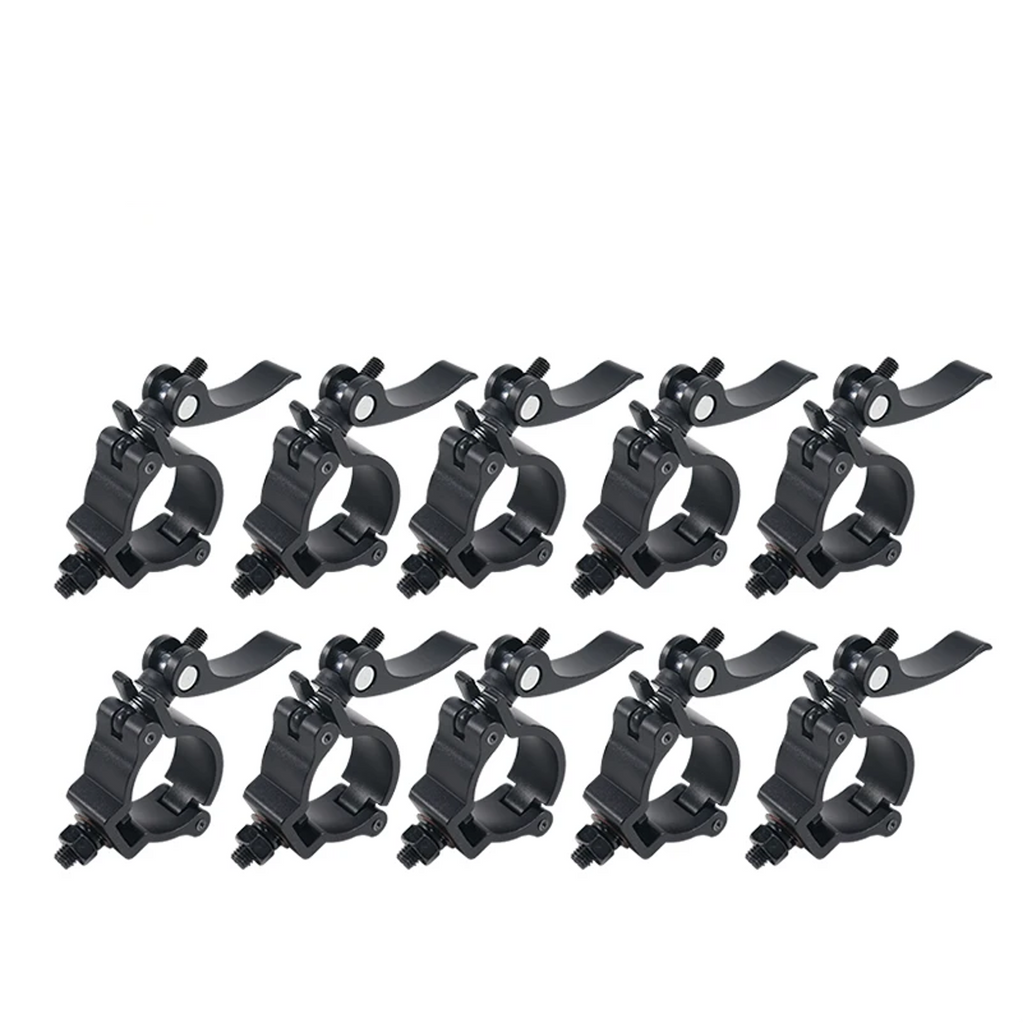 10Pcs Heavy-Duty Aluminium Alloy Stage Light Hooks 48-52mm/28-32mm Diameter