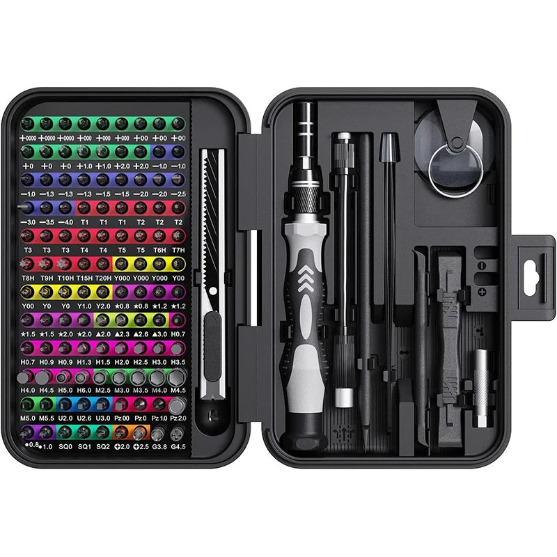 132 in 1 Precision Screwdriver Set Professional Hand Tool Kit Magnetic Bits set 