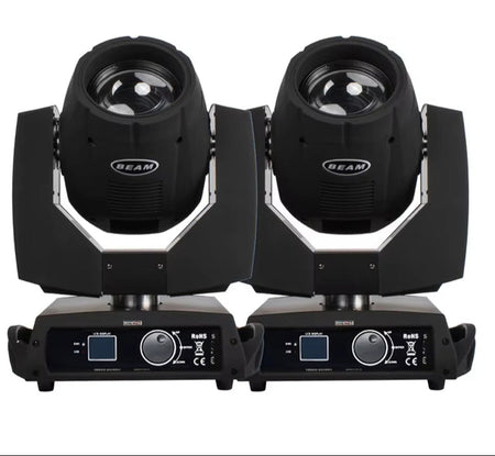 2Pcs 7R 230W Beam Moving Head Light with Flight Case Option DMX512 for Professional Stage Light