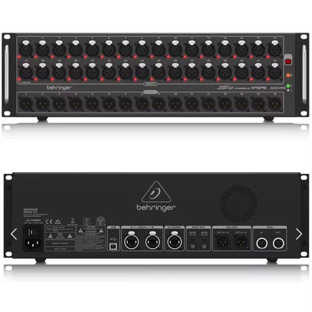 Behringer S32 Digital Snake Stage Box with 32 Remote-Controllable Midas Preamps