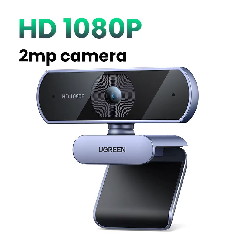 UGREEN 2K HD Mini USB Webcam for Laptop 