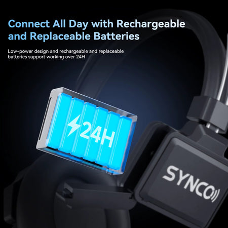 SYNCO Xtalk Pro X5 Xpro5 X3 X9 X2 2.4G Wireless Intercom System Headset 