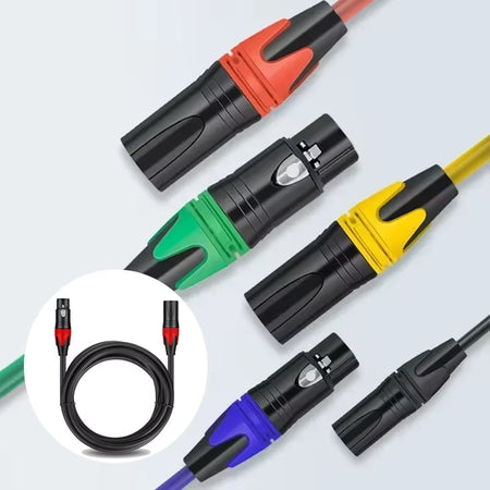 3-Pin Premium Balanced XLR Microphone Cable for Pro Audio connections