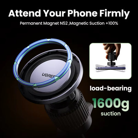 UGREEN Magnetic Car Phone Holder Magsafe for Iphones 16 15 14, Samsung
