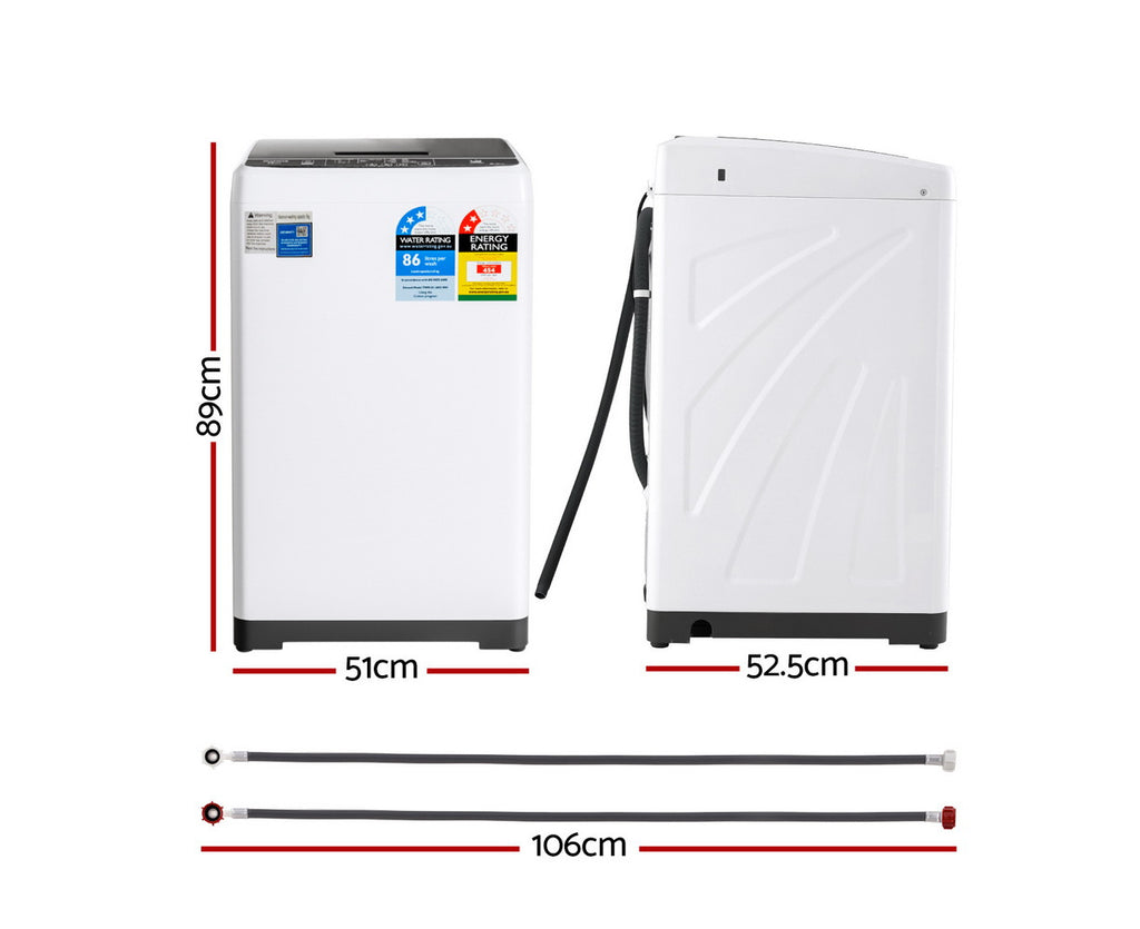 6Kg Top Load Washing Machine White