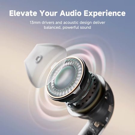 Edifier W200T True Wireless Bluetooth 5.4 Earphones Semi-In-Ear Headphones TWS Bluetooth Earbuds with 32H Battery Life