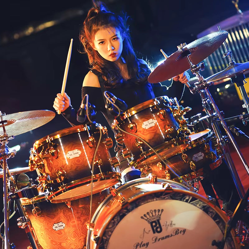 PD Manufacturer Wholesale XF Series Professional Acoustic Drum Set High Quality Professional Acoustic Drums New Musical Use