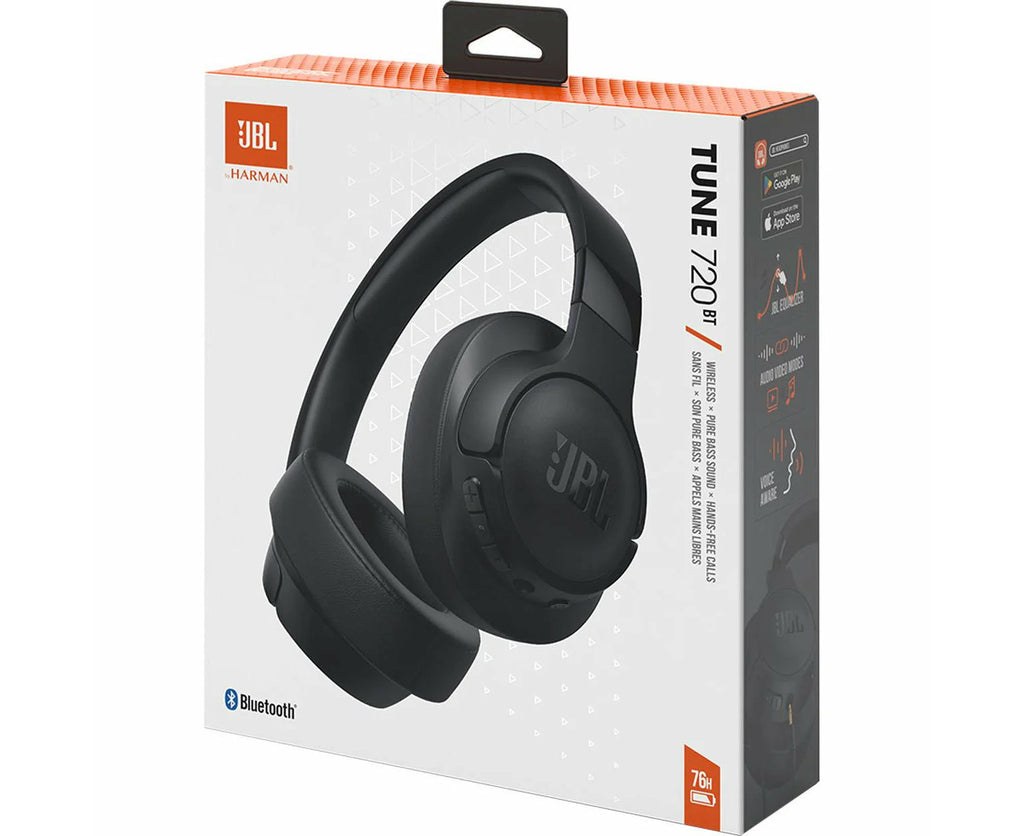 Tune 720BT Wireless Over-Ear Headphones - Black