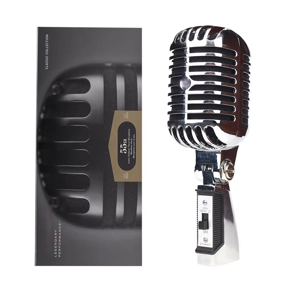 55SH SERIES II Classic Dynamic Vocal  Metal Vintage Microphone 