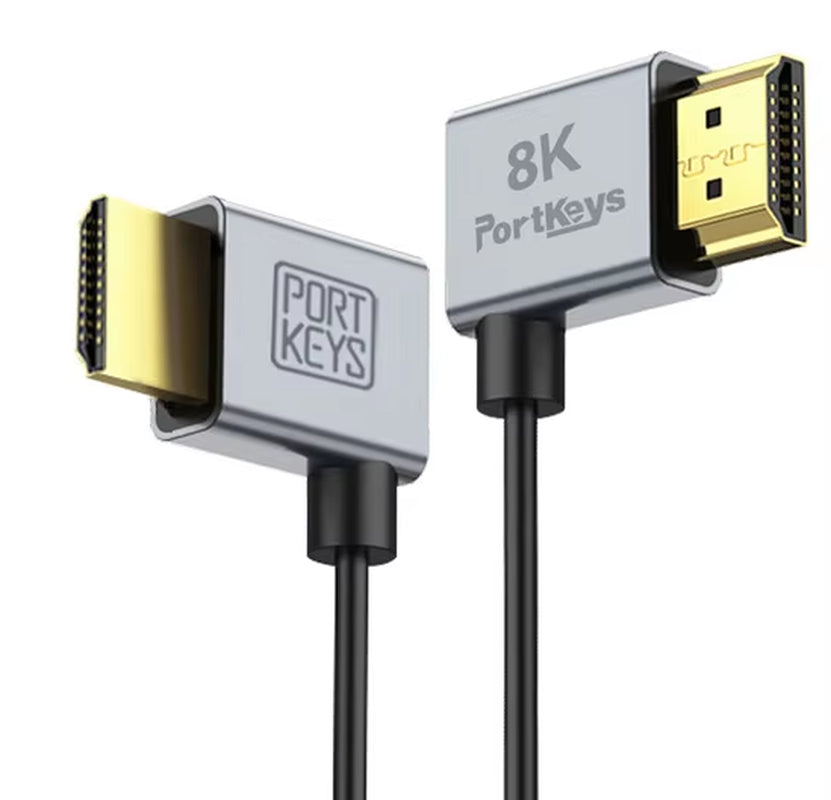 Right-Angle Standard Micro-Hdmi-Compatible to Hdmi-Compatible Cable