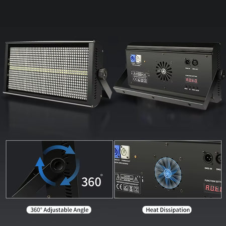 2-10 Pcs DMX 200W LED RGBW 48 Zone Strobe Stage Lights 