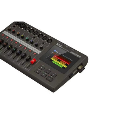 ZOOM R20 MULTI TRACK RECORDER 4.3” Full-Color LCD Touchscreen Display Easy-To-Use Daw-Inspired Interface