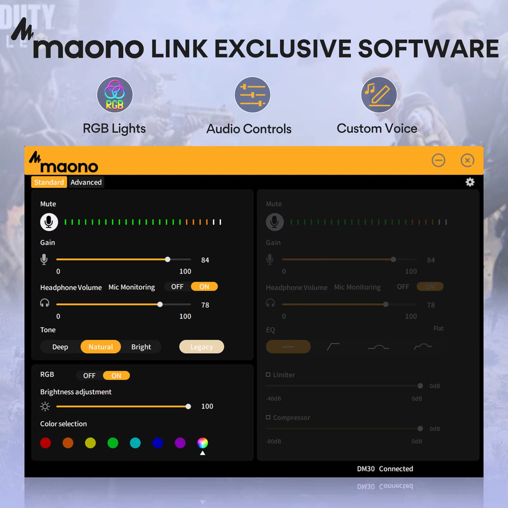 Maono DM30 Usb/Type-C Microphone for Phone PC, Podcasting, live Streaming and Gaming