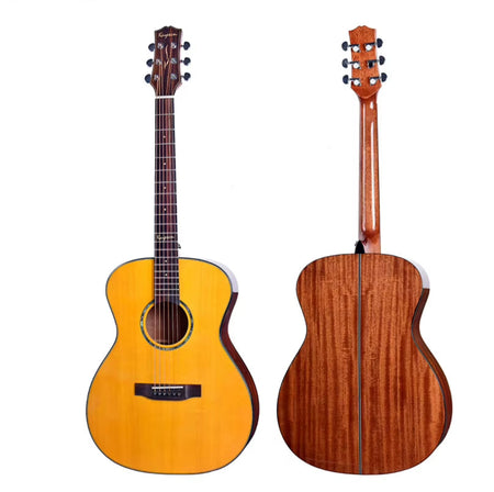 40Inch High Quality Acoustic Electric Guitar Solid Spruce Top Wood 