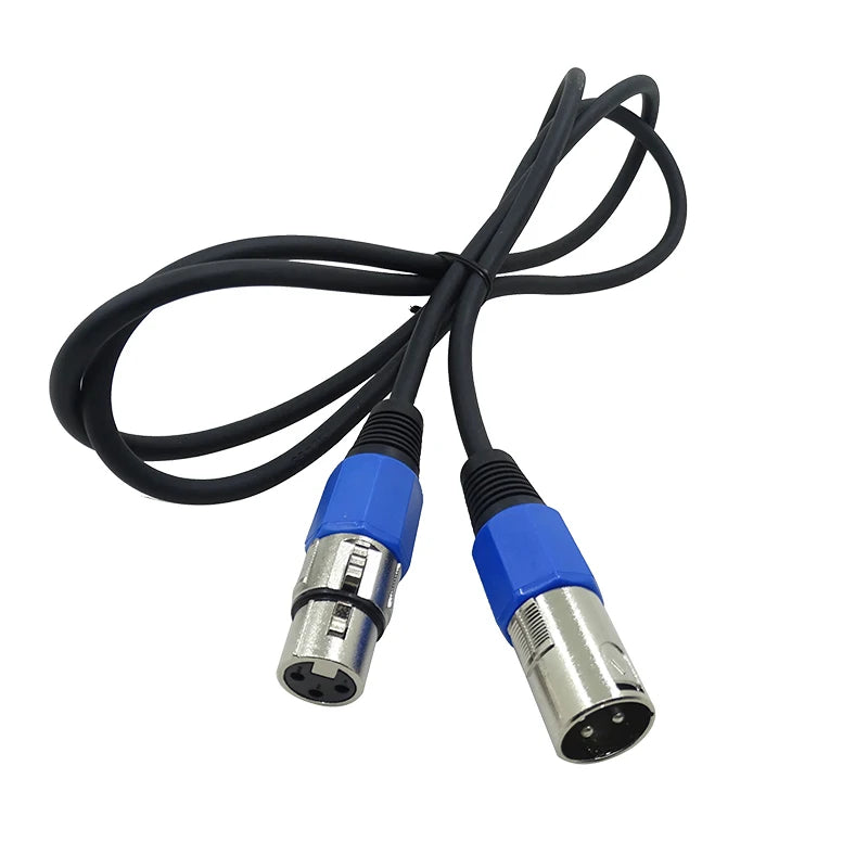 10Pcs  XLR DMX Stage Cable for Stage Lighting
